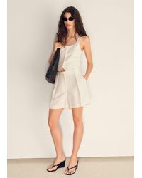Mango - Linen-Blend Suit Waistcoat - Lyst