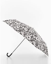 Mango - Floral Folding Umbrella - Lyst