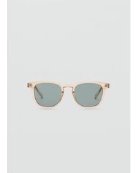 Mango - Round-Framed Sunglasses - Lyst