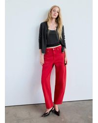 Mango - Contrast Trim Cardigan - Lyst