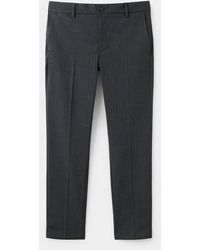 Mango - Bologna Cropped Slim-Fit Trousers - Lyst