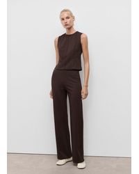 Mango - Fitted Zip-Up Top - Lyst