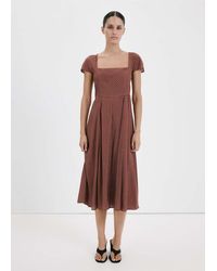 Mango - A-Line Polka-Dot Dress - Lyst