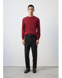 Mango - 100% Merino Wool Fine-Knit Jumper - Lyst
