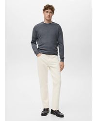 Mango - Ben Cropped Tapered-Fit Jeans - Lyst