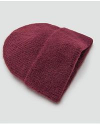Mango - Rib-Knit Cap - Lyst
