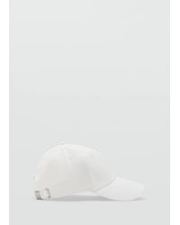 Mango - Plain Cotton Cap - Lyst