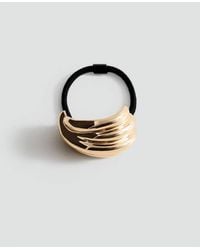 Mango - Hair Bobble With Metal Detail - Lyst