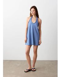 MANGO TEEN - Short Halter-Neck Dress - Lyst