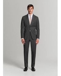 Mango - Turin 100% Wool Suit Trousers - Lyst