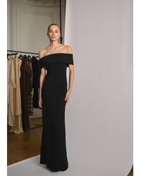 Mango - Off-The-Shoulder Dress With Slit Detail - Lyst
