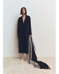 Mango - Fringed Edge Scarf - Lyst