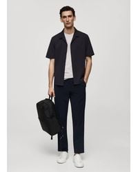 Mango - Water-repellent Trousers With Drawstring - Lyst