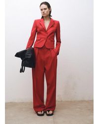 Mango - Wool-Blend Suit Jacket - Lyst
