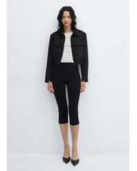 Mango - Cropped Jacket With Pockets - Lyst
