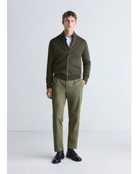 Mango - Comfort Stretch Knit Cardigan - Lyst