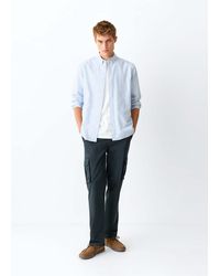 MANGO TEEN - 100% Cotton Oxford Shirt - Lyst