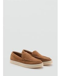 Mango - Split Leather Shoes - Lyst