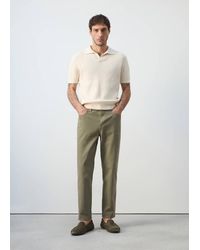 Mango - Ben Cropped Tapered-Fit Jeans - Lyst