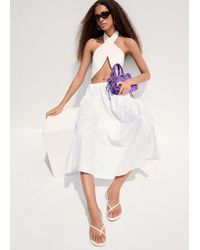 Mango - Criss-Cross Straps Sandals - Lyst
