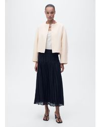 Mango - Oversized Cotton Jacket - Lyst