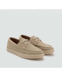 Mango - Suede Leather Lace-Up Shoe - Lyst
