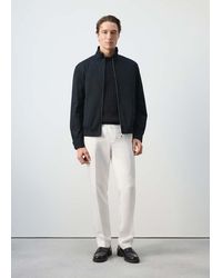 Mango - 100% Cotton Water Repellent Jacket - Lyst