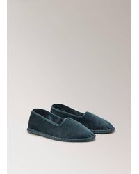 Mango - Velour Shoes - Lyst