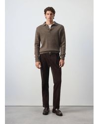 Mango - Corduroy Regular-Fit Trousers - Lyst