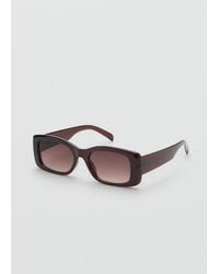 Mango - Rectangular-Frame Sunglasses - Lyst