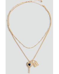 MANGO TEEN - Multiple Chain Necklace - Lyst