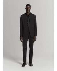 Mango - Super Slim Fit Cotton Stretch Suit Shirt - Lyst