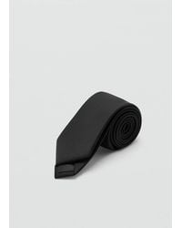 Mango - Smooth Micro-Structured Tie - Lyst