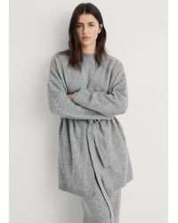 Mango - Short Knitted Cardigan - Lyst
