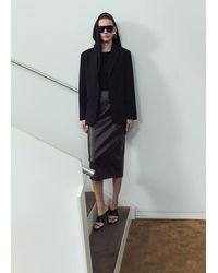 Mango - Straight Jacket With Flap Pockets - Lyst