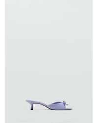 Mango - Slingpumps Mit Schleife - Lyst