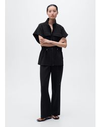 Mango - Jacke Mit Verstellbarer Taille Und Kurzen Ärmeln - Lyst