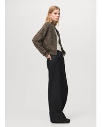 Mango - Turned-Up Straight Jeans - Lyst