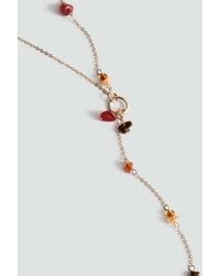 Mango - Beads Pendant Necklace - Lyst