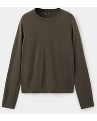Mango - Fine-Knit Crew-Neck Sweater - Lyst