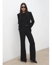 Mango - Cropped Suit Waistcoat - Lyst