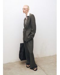 Mango - Suit Trousers With Belt Clips - Lyst
