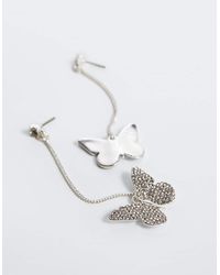 Mango Butterfly Earrings - Metallic