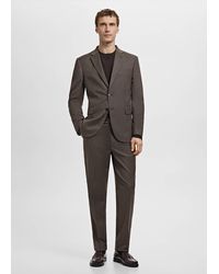 Mango - Milan Slim-Fit Suit Trousers - Lyst