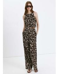 Mango - Floral Button-Back Top - Lyst