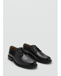 Mango - Leather Suit Shoes - Lyst