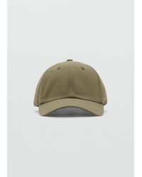 Mango - Plain Cotton Cap - Lyst