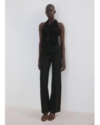Mango - Halter-Neck Lyocell Top - Lyst