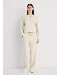 Mango - Ribbed Knit Trousers - Lyst