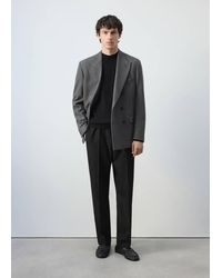 Mango - Relaxed-Fit Trousers - Lyst
